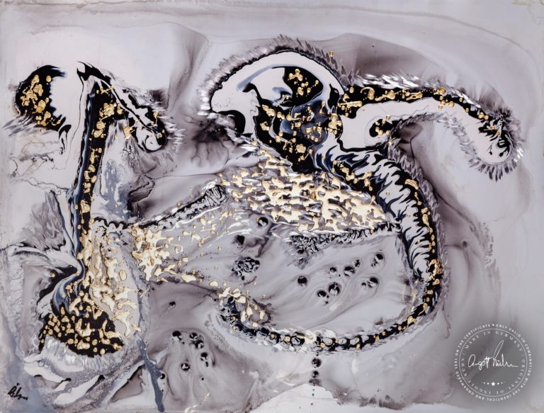 Artwork by Ingolf Luxurious Dreams Art-No 11082 acrylic on dibond 104 cm x 80 cm 2018