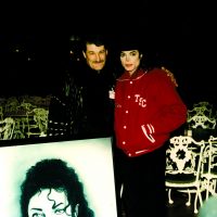 Ingolf Kühn with popstar Michael Jackson