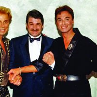 Ingolf Kühn with magicians Siegfried und Roy
