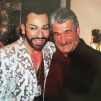 Ingolf Kühn with fashion icon Harald Glööckler