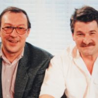 Ingolf Kühn with actor Jaeckie Schwarz